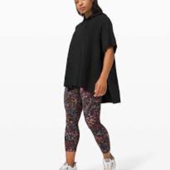 lululemon athletica Tops - Lululemon Opened Up Poncho in Black